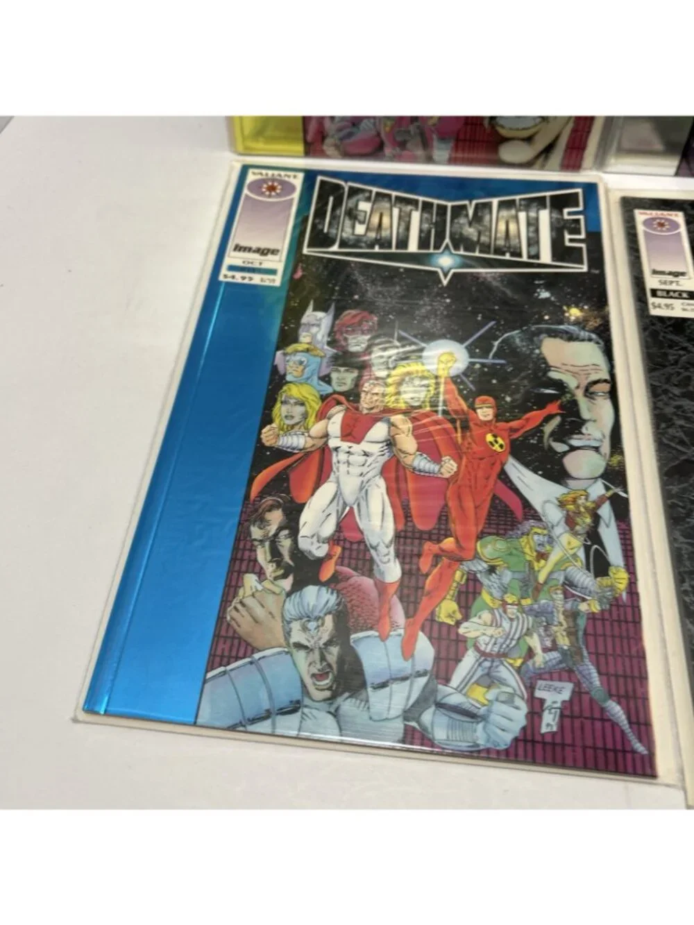 Valiant: Deathmate: Silver, Black, Blue, Yellow (1993) Bagged and Boarded Comic